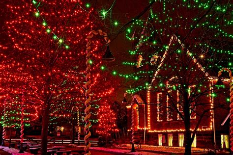 Magic glow of lights in northeast ohio